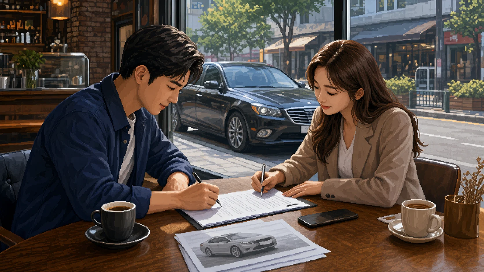 신청서 작성부터 세금 납부, 등록증 발급까지 접수 당일 순서 도식